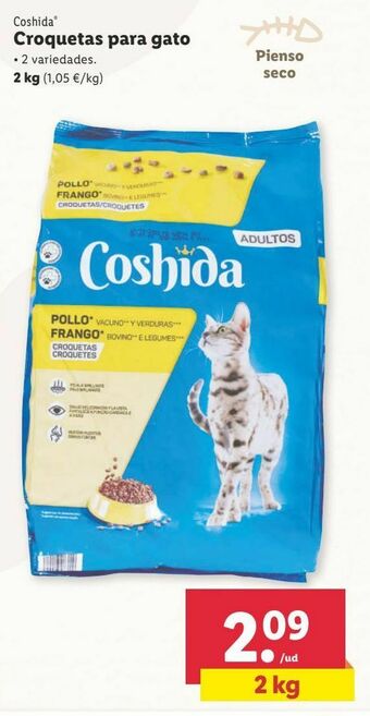 Lidl Croquetas para gatos coshida oferta