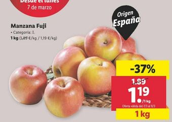 Lidl Manzanas oferta