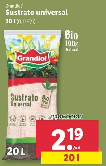 Lidl Sustrato universal grandiol oferta