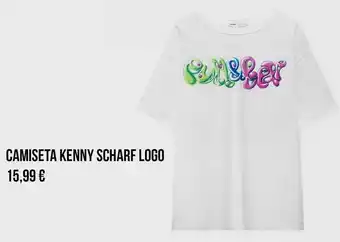 Pull & Bear Camiseta kenny scharf logo oferta