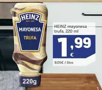 HiperDino Heinz mayonesa trufa, 220 ml oferta
