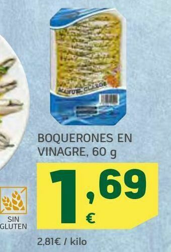 HiperDino Boquerones en vinagre, 60 g oferta