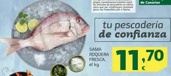HiperDino Sama roquera fresca, el kg oferta