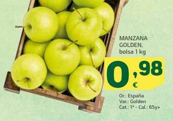 HiperDino Manzana golden, bolsa 1 kg oferta