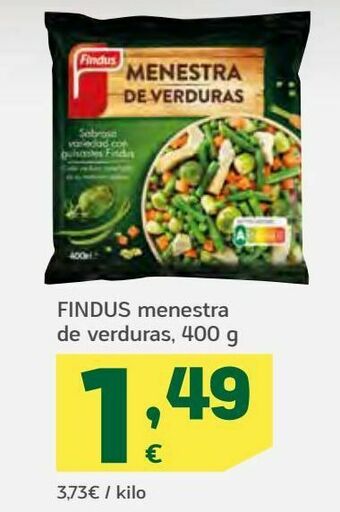 HiperDino Findus menestra de verduras, 400 g oferta