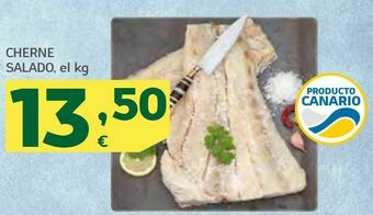 HiperDino Cherne salado, el kg oferta