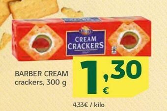 HiperDino Barber cream crackers, 300 g oferta