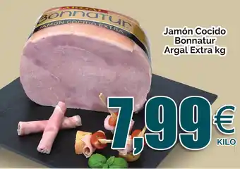 FROIZ Jamón Cocido Bonnatur Argal Extra kg oferta