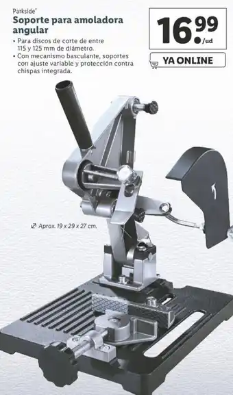 Lidl Soporte para amoladora angular oferta