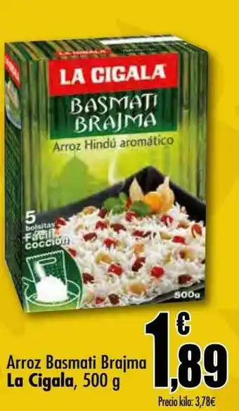 Unide Supermercados Arroz Basmati Brajma La Cigala oferta