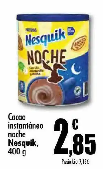 Unide Supermercados Cacao Instantáneo Noche Nesquik oferta