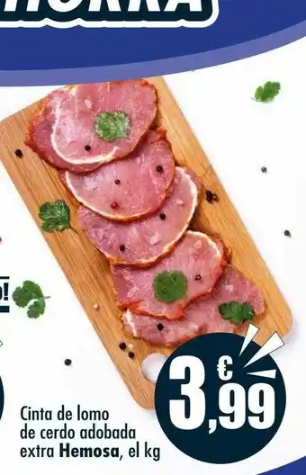 Unide Supermercados Cinta De Lomo De Cerdo Adobada Extra Hemosa oferta