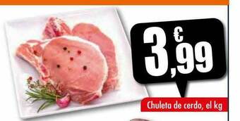 Unide Supermercados Chuleta De Cerdo oferta