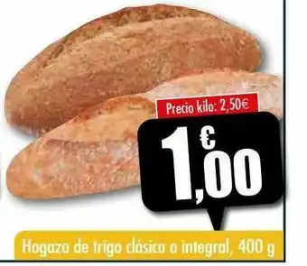 Unide Supermercados Hogaza De Trigo Clásica O Integral oferta