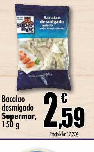 Unide Supermercados Bacalao Desmigado Supermar oferta