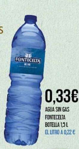 Claudio Agua Sin Gas Fontecelta oferta