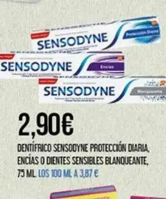Claudio Dentífrico Sensodyne Protección Diaria Encías O Dientes Sensibles Blanqueante oferta