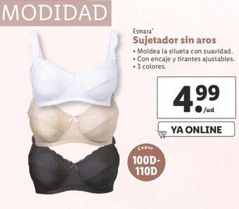 Lidl Sujetador sin aros oferta