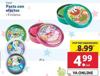 Lidl Craze Pasta con efectos oferta