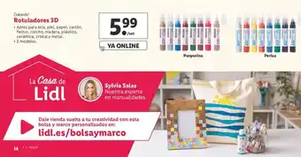 Lidl Crelando Rotuladores 3D oferta