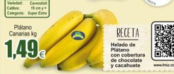 FROIZ Plàtano Canarias kg oferta