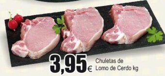 FROIZ Chuletas de Lomo de cerdo oferta