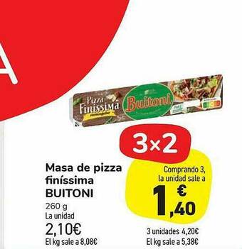 Carrefour Market Masa De Pizza Finíssima Buitoni oferta