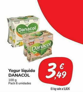 Carrefour Market Yogur Líquido Danacol oferta
