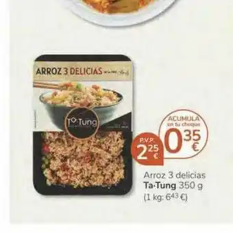 Consum Arroz 3 Delicias Ta-tung oferta