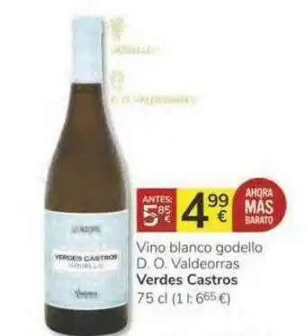 Consum Vino Blanco Godello D.o. Valdeorras Verdes Castros oferta