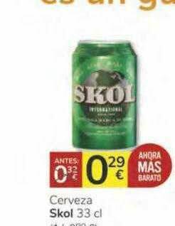 Consum Cerveza Skol oferta