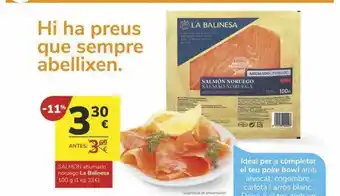 Consum Salmón Ahumado Noruego La Balinesa oferta