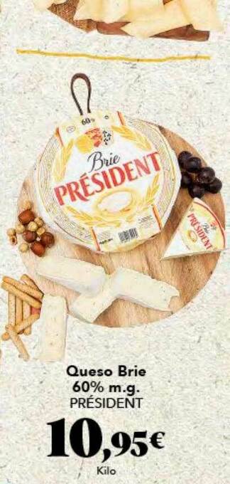 Gadis Queso Brie 60% M.g. Président oferta