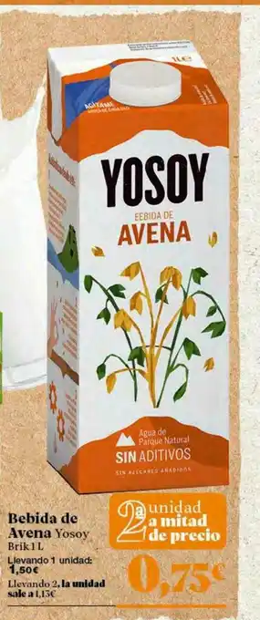 Gadis Bebida De Avena Yosoy oferta