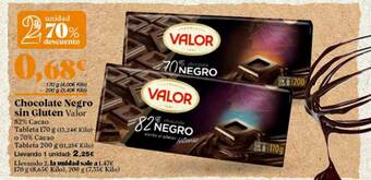 Gadis 2a Unidad 70% Descuento Chocolate Negro Sin Gluten Valor oferta