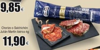FROIZ Chorizo o Salchichon Juliàn Martin ibèrico oferta