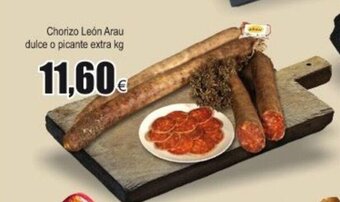 FROIZ Chorizo León Arau dulce o picante extra oferta