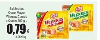 FROIZ Wieners Classic Salchichas Oscar Mayer o Queso 200g u oferta