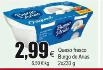 FROIZ Queso fresco Burgo de Arias 2 x 230g oferta
