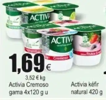 FROIZ Activia Cremoso gama 4 x 120g u oferta