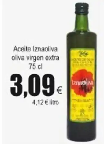 FROIZ Iznaoliva Aceite oliva virgen extra 75cl oferta