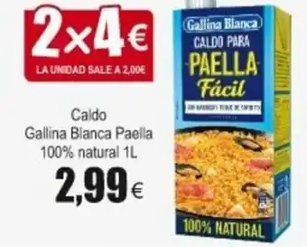 FROIZ Gallina Blanca Paella Caldo 100% natural 1L oferta