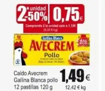 FROIZ Gallina Blanca Caaldo Avecrem pollo 120g oferta