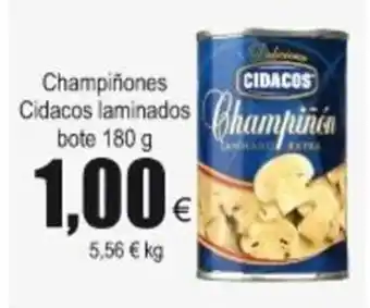 FROIZ Cidacos Champiñones laminados bote 180g oferta
