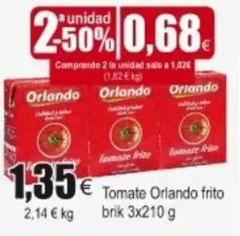 FROIZ Tomate Orlando Frito brik 3x210g oferta