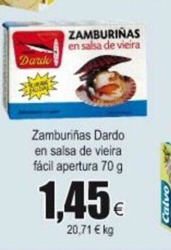 FROIZ Zamburiñas Dardo en salsa de vieira fàcil apertura 70g oferta