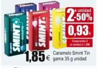 FROIZ Smint Tin Caramelo gama 35g unidad oferta