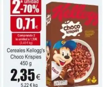 FROIZ Choco Krispies Cereales Kellogg's 450g oferta