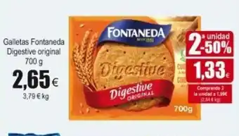 FROIZ Fontaneda Galletas Digestive original 700g oferta