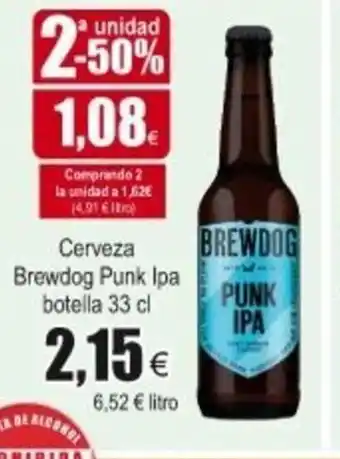 FROIZ Brewdog Punk Ipa Cerveza botella 33cl oferta